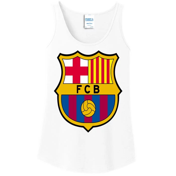 Cool Barcelona Soccer Jersey Ladies Essential Tank