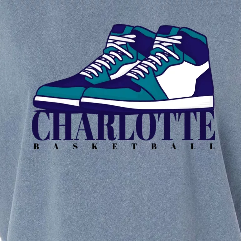 Charlotte Basketball Sneakers Garment-Dyed Women's Muscle Tee