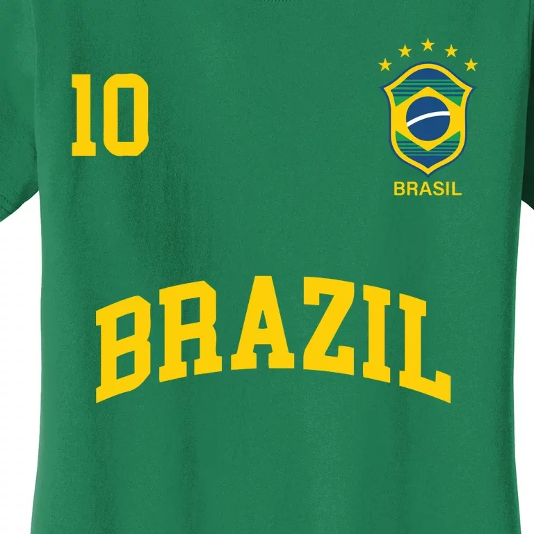 Cool Brazil Soccer Jersey Women's T-Shirt