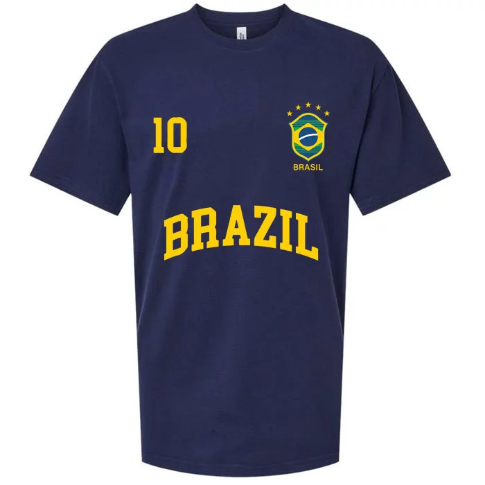 Cool Brazil Soccer Jersey Sueded Cloud Jersey T-Shirt