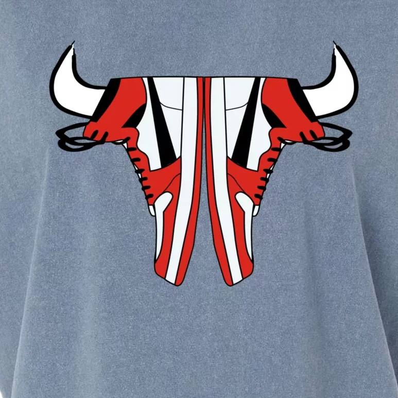 Chicago Bulls Shoes Garment-Dyed Women's Muscle Tee