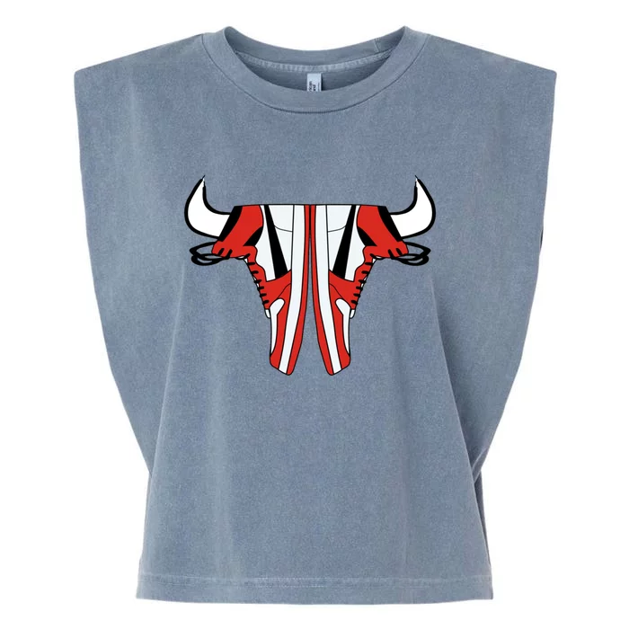 Chicago Bulls Shoes Garment-Dyed Women's Muscle Tee