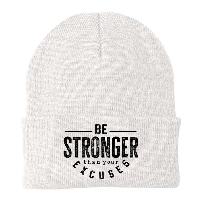 Cool Be Stronger Than Your Excuses Knit Cap Winter Beanie