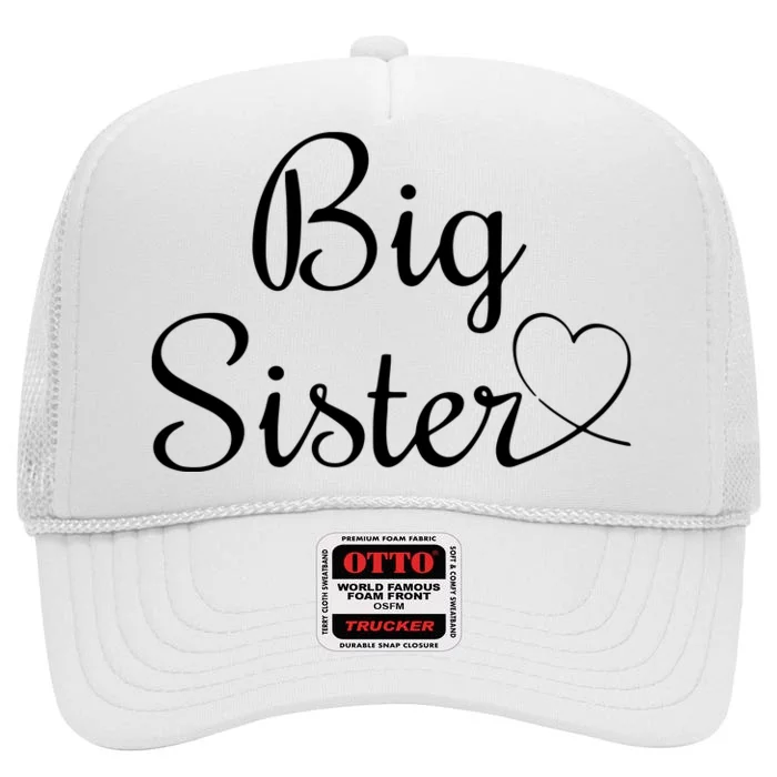 Cool Big Sister High Crown Mesh Trucker Hat