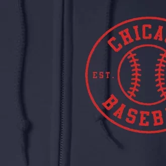 Chicago Baseball Seventh Inning Stretch Fan Gear Full Zip Hoodie