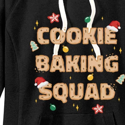 Cookie Baking Squad Sweet Christmas Baking Crew Meme Gift Women's Fleece Hoodie