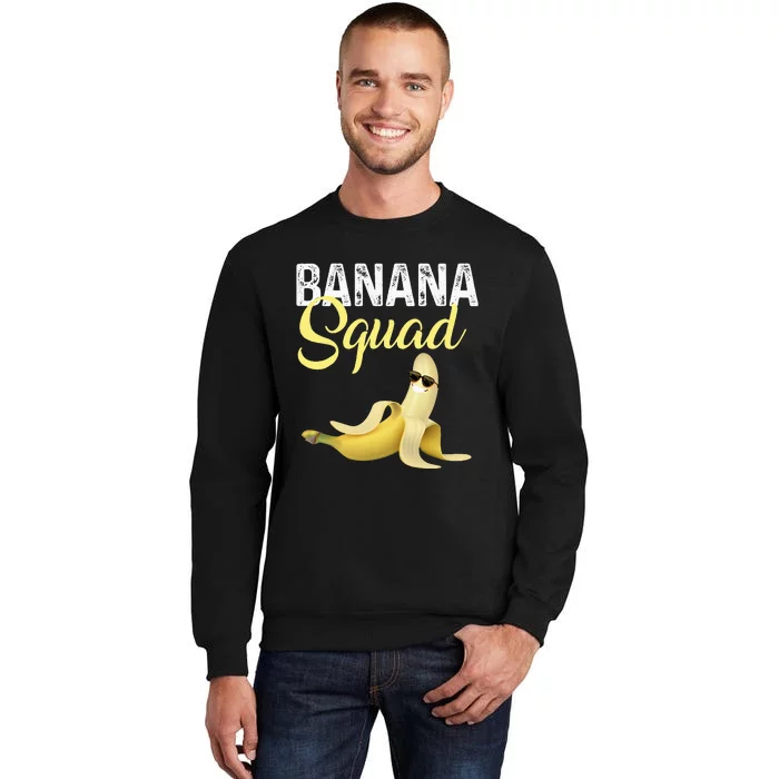 Cool Banana Squad Halloween Costume Banana Sunglusses Sweatshirt