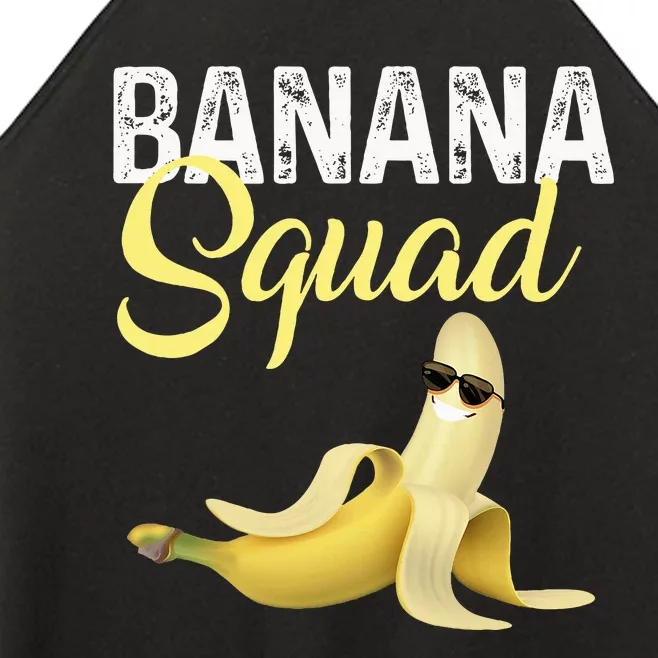 Cool Banana Squad Halloween Costume Banana Sunglusses Women’s Perfect Tri Rocker Tank