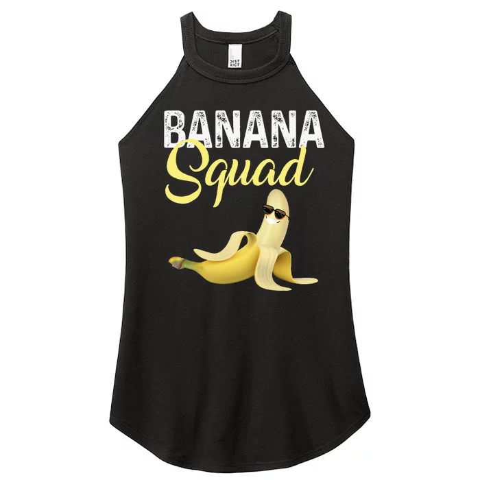 Cool Banana Squad Halloween Costume Banana Sunglusses Women’s Perfect Tri Rocker Tank