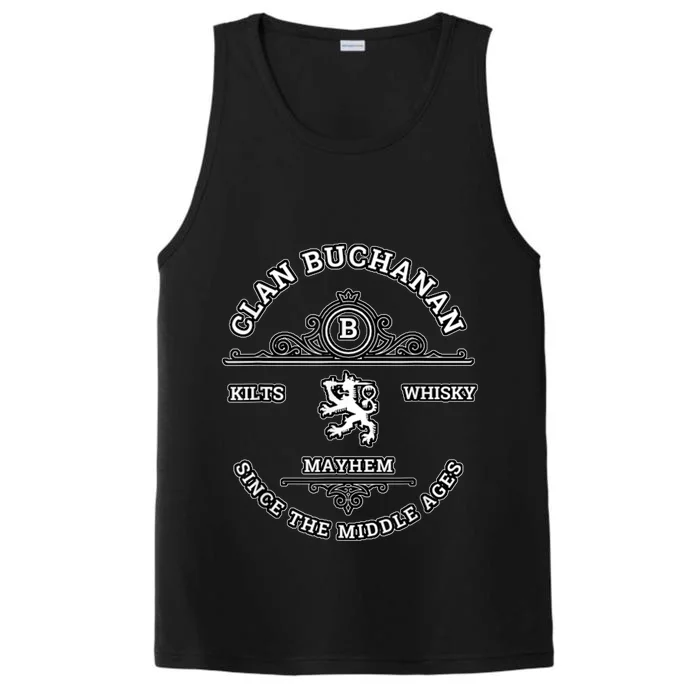 Clan Buchanan Scottish Kilt Highland Games Performance Tank