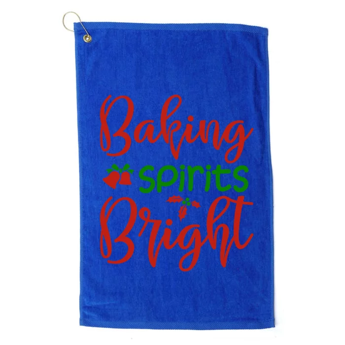 Christmas Baking Spirits Bright Cute Family Matching Holiday Gift Platinum Collection Golf Towel