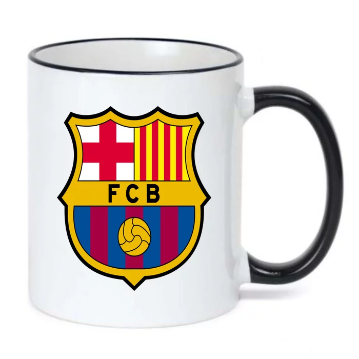 Cool Barcelona Soccer Jersey Black Color Changing Mug