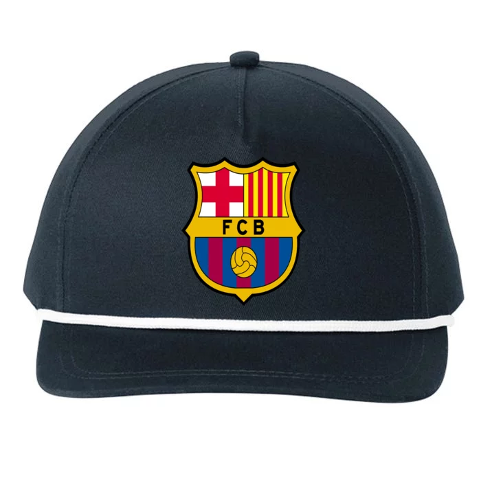 Cool Barcelona Soccer Jersey Snapback Five-Panel Rope Hat