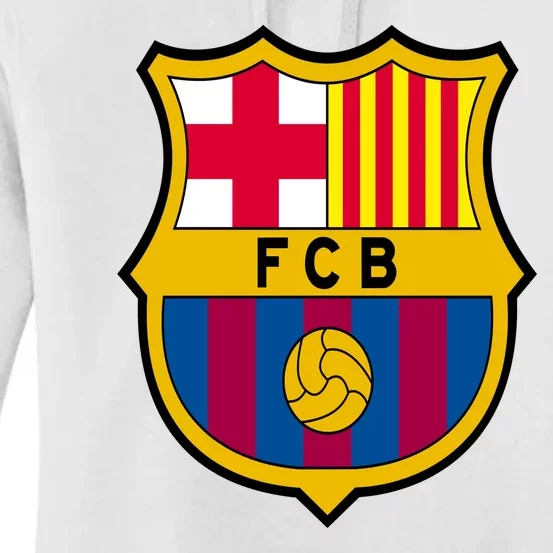 Cool Barcelona Soccer Jersey Women's Pullover Hoodie