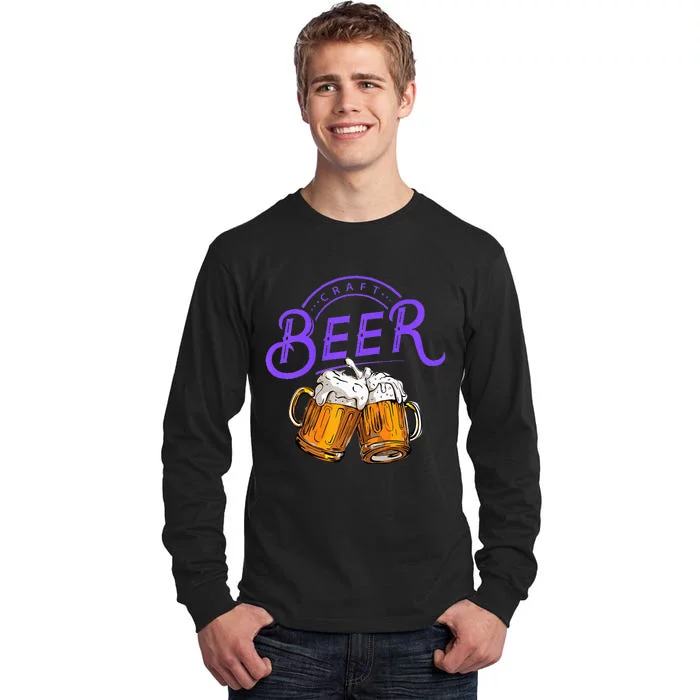 Craft Beer Summer Tall Long Sleeve T-Shirt