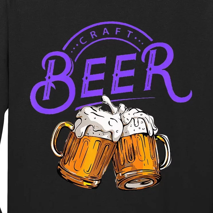 Craft Beer Summer Tall Long Sleeve T-Shirt