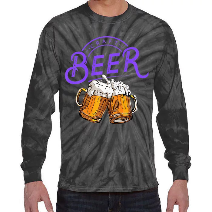 Craft Beer Summer Tie-Dye Long Sleeve Shirt