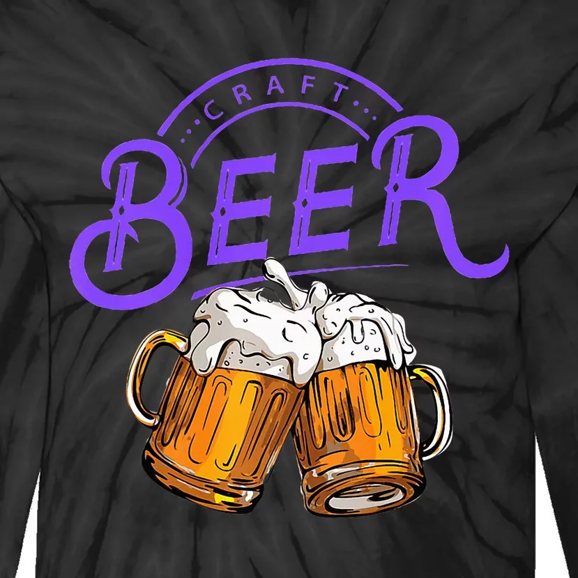 Craft Beer Summer Tie-Dye Long Sleeve Shirt