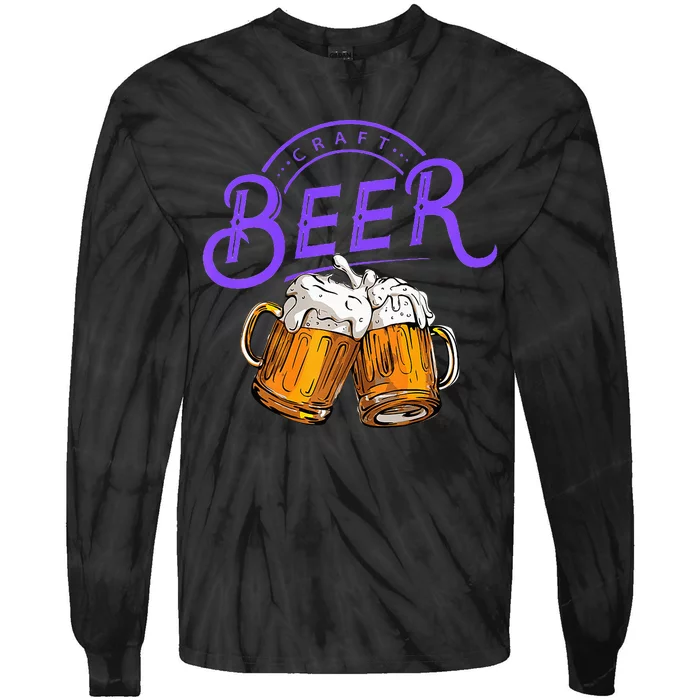 Craft Beer Summer Tie-Dye Long Sleeve Shirt