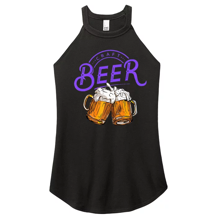 Craft Beer Summer Women’s Perfect Tri Rocker Tank