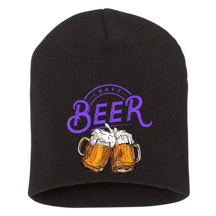 Craft Beer Summer Short Acrylic Beanie