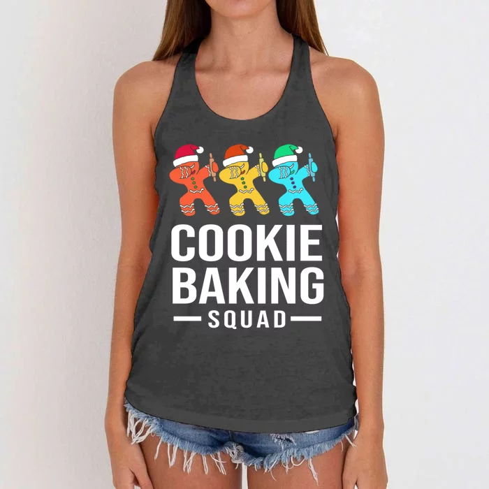 Cookie Baking Squad Christmas Cookie Baking Crew Gift Women's Knotted Racerback Tank