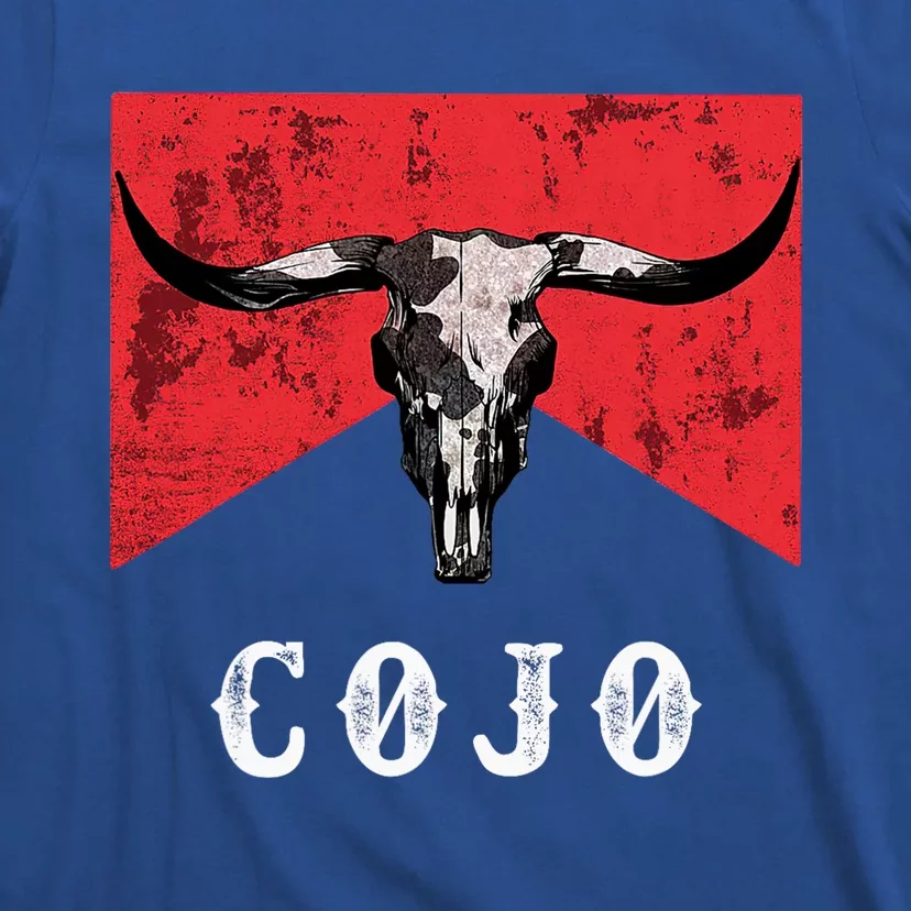 C.O.J.O Bull Skull Music Country 70s Cowboys Boots T-Shirt