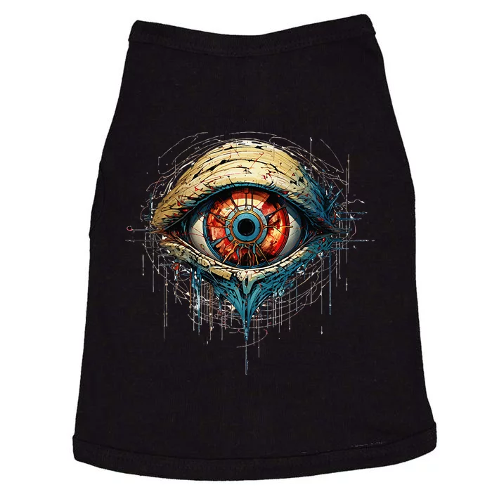 Comic Book Style Eyeball Doggie Tank