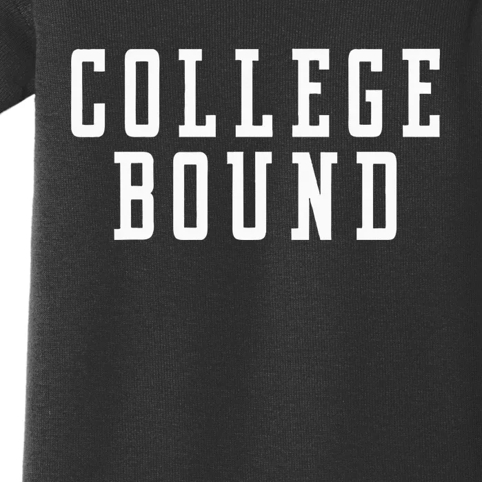 College Bound Student Announcement Baby Bodysuit