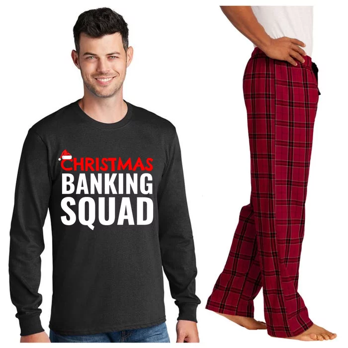 Christmas Banking Squad Banker Xmas Holiday Season Unisex Gift Long Sleeve Pajama Set