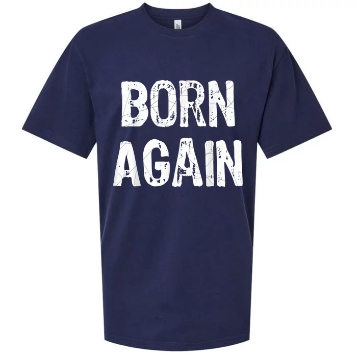 Christian Bible Scripture Church Born Again Sueded Cloud Jersey T-Shirt