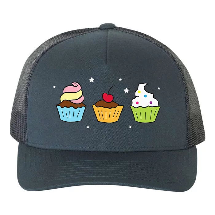 Cupcakes Baking Sweet Cupcakes Sweet Cupcake Baking Yupoong Adult 5-Panel Trucker Hat