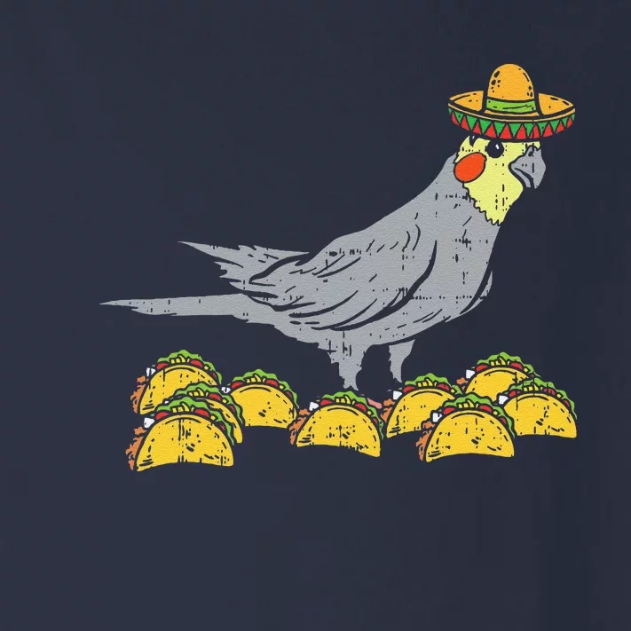 Cockatiel Bird Sombrero Tacos Cinco De Mayo Mexican Toddler Long Sleeve Shirt