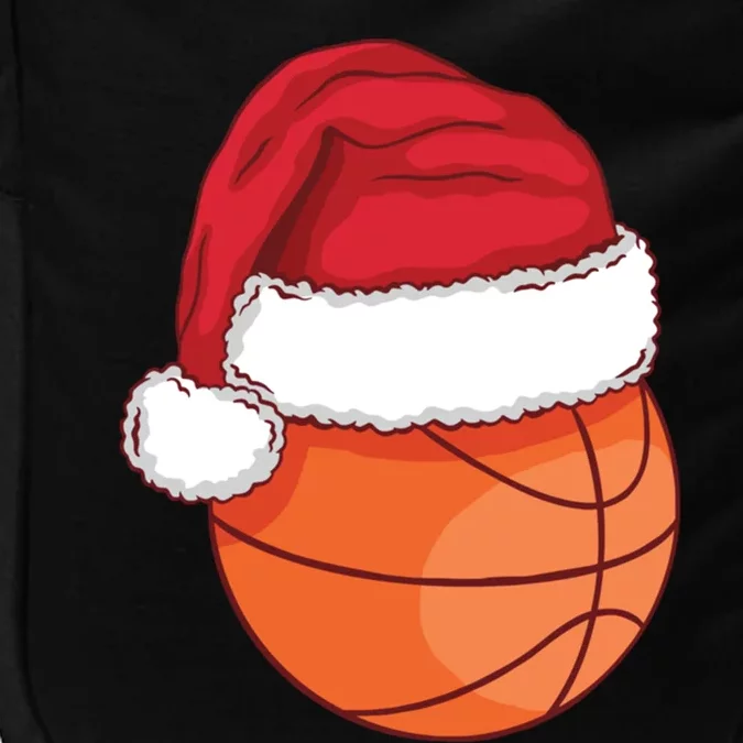 Christmas Basketball Santa Hat Xmas Basketball Ball Sports Great Gift Impact Tech Backpack