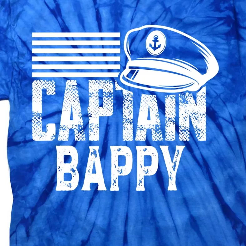 Captain Bappy Sailing Captain Hat Boat Owner Boating Sweatshirt Tie-Dye T-Shirt