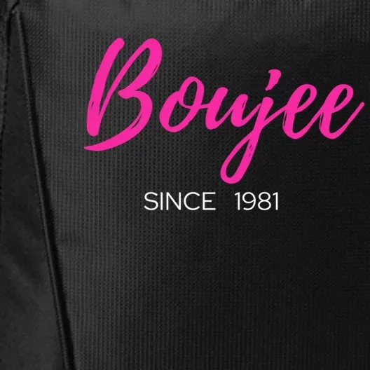 Classy Boujee Since 1981 Gift City Backpack