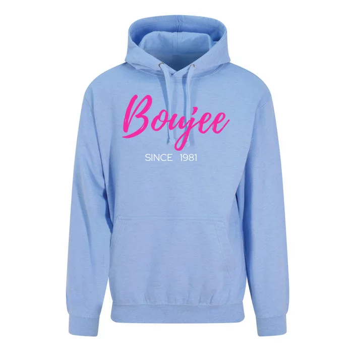 Classy Boujee Since 1981 Gift Unisex Surf Hoodie