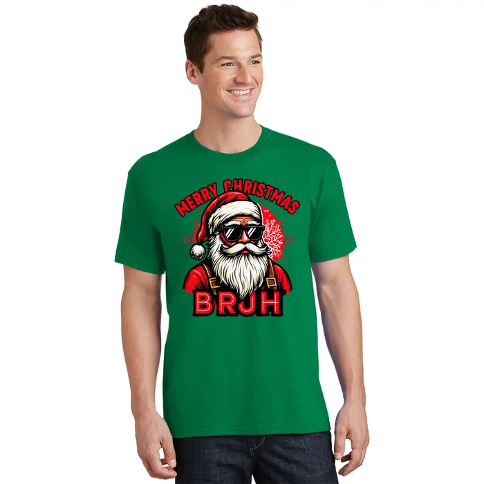 Christmas Bruh Santa Family Matching T-Shirt