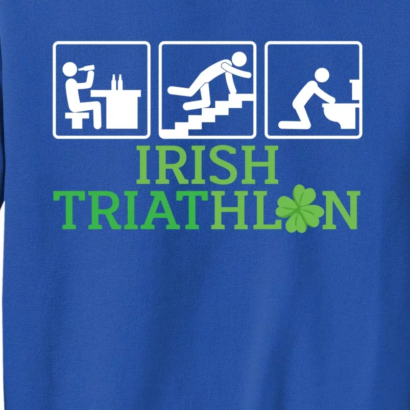 Crawl Be Sick Hangover Irish Triathlon St Patricks Day Meaningful Gift Sweatshirt