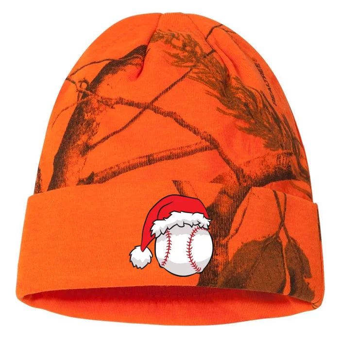 Christmas Baseball Santa Hat Baseball Kati - 12in Camo Beanie