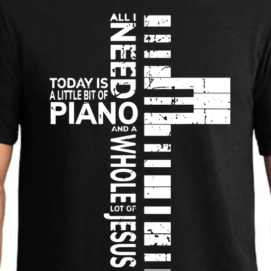 Christian Band Shirts Musician Rock Music Piano Tee Pajama Set