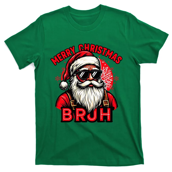 Christmas Bruh Santa Family Matching T-Shirt