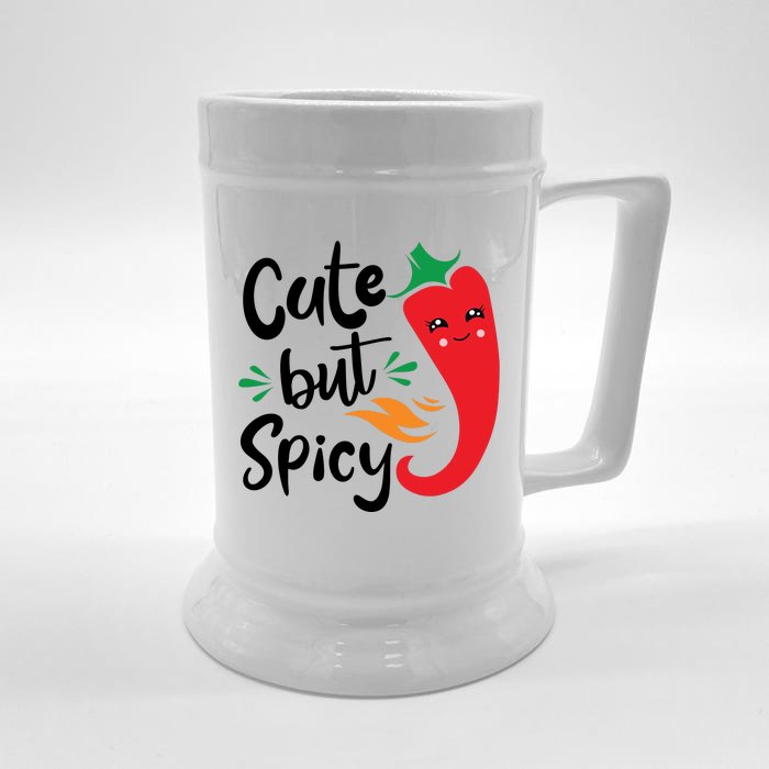 Cute But Spicy Front & Back Beer Stein