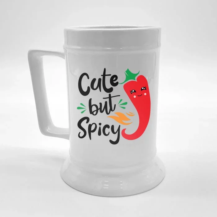 Cute But Spicy Front & Back Beer Stein