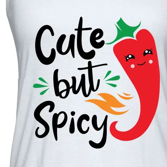 Cute But Spicy Ladies Essential Flowy Tank