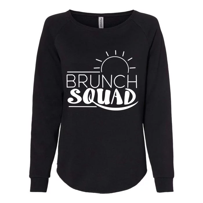 Cool Brunch Squad Funny Breakfast Lunch Eater Team Gift Womens California Wash Sweatshirt