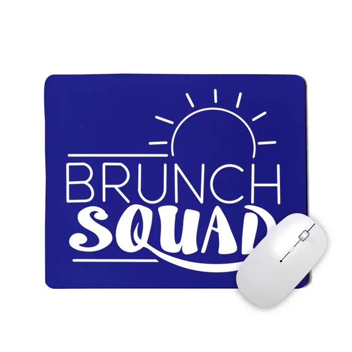 Cool Brunch Squad Funny Breakfast Lunch Eater Team Gift Mousepad