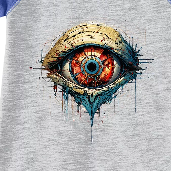 Comic Book Style Eyeball Infant Baby Jersey Bodysuit