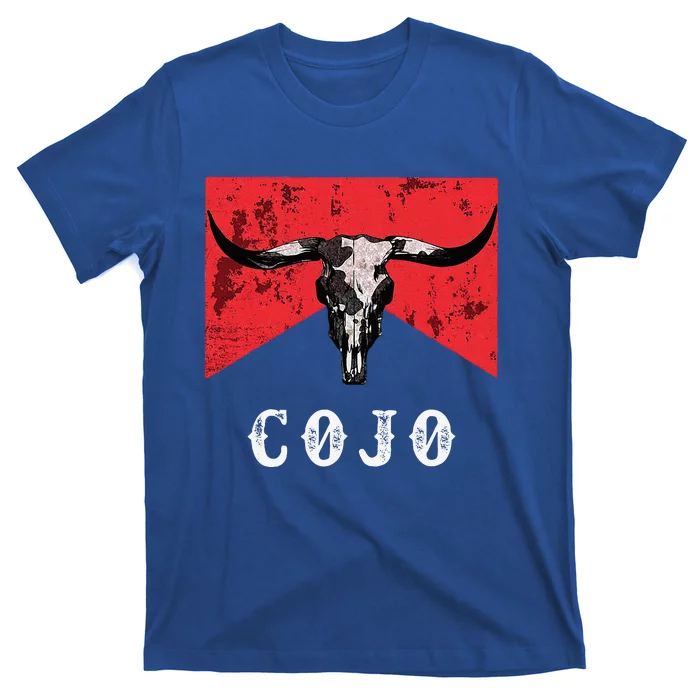 C.O.J.O Bull Skull Music Country 70s Cowboys Boots T-Shirt