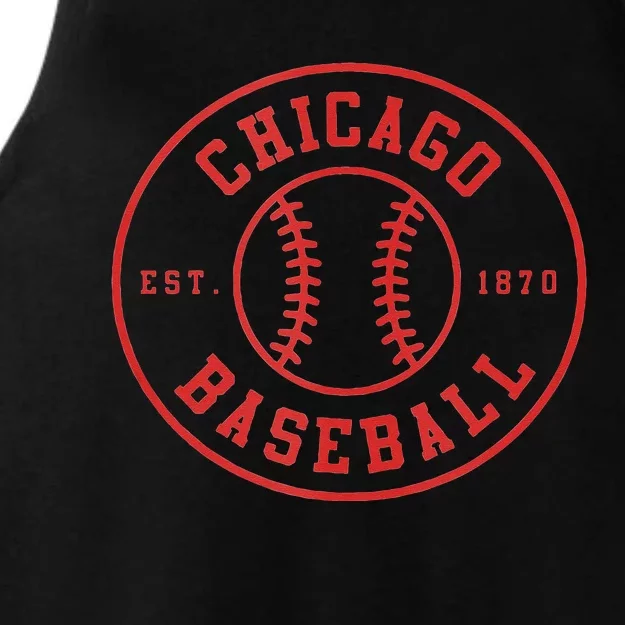 Chicago Baseball Seventh Inning Stretch Gameday Fan Gear Ladies Tri-Blend Wicking Tank